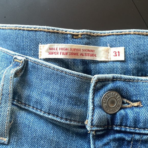 Levi’s Mile High Super Skinny Jeans - Picture 3 of 4